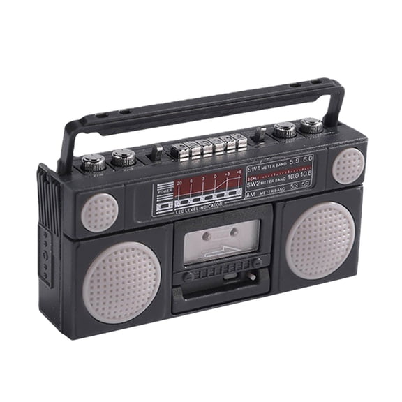DHKATR Retro Radio Recorder Miniature Model Dollhouse Decorations Desktop Decorations Clearance
