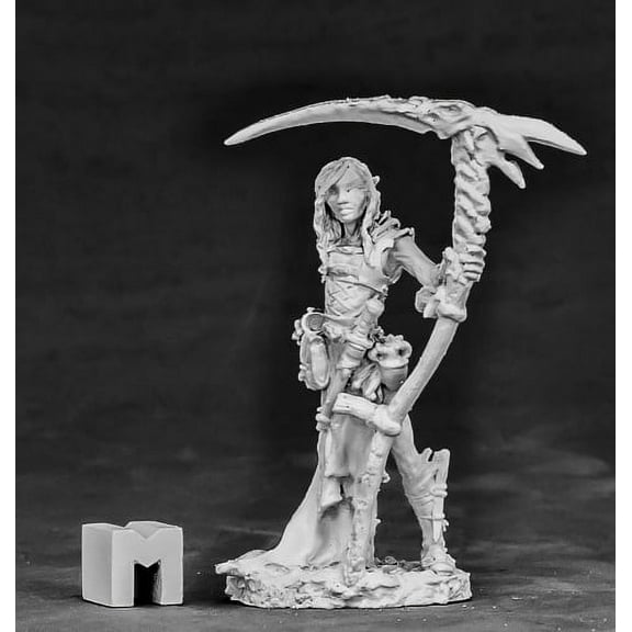 Reaper Miniatures Nimbar, Elf Necromancer #03860 Dark Heaven Unpainted Metal