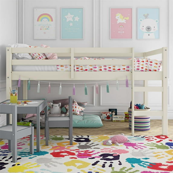 DHP Benson Junior Twin Loft Bed, White