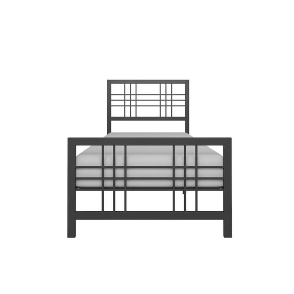 DHP Burbank Metal Bed, Black, Twin