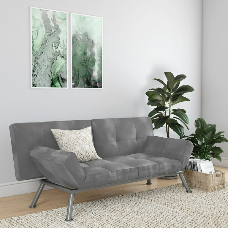 Charcoal clearance grey futon