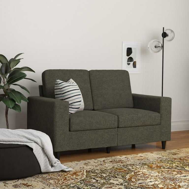 DHP Cooper Loveseat Gray Linen