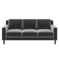 thumbnail image 1 of DHP DE52751 Bexley 3 Seater Sofa , Gray Velvet, 1 of 1