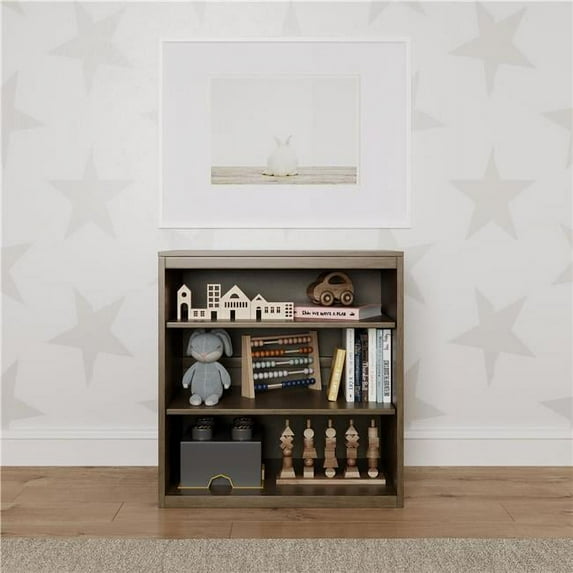 DHP DE83896 Malawi Open Shelf Storage Unit, French Gray