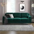 thumbnail image 1 of DHP DE97082 33 x 31.5 x 77 in. Bexley 3 Seater Sofa, Green Velvet, 1 of 1