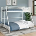 thumbnail image 1 of DHP BrEZ Build Daven Easy Assembly Kids Bunk Bed, Twin Over Full, Off White, 1 of 20