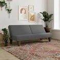 DHP Dillan Convertible Futon, Gray