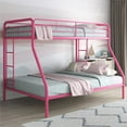 DHP Dusty Twin over Full Metal Bunk Bed