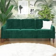 thumbnail image 1 of DHP  Embry 3-Seater Sofa in Green Velvet, 1 of 1