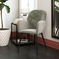 thumbnail image 1 of DHP Fitz Modern Accent Chair, Metal Legs, Gray Velvet, 1 of 11