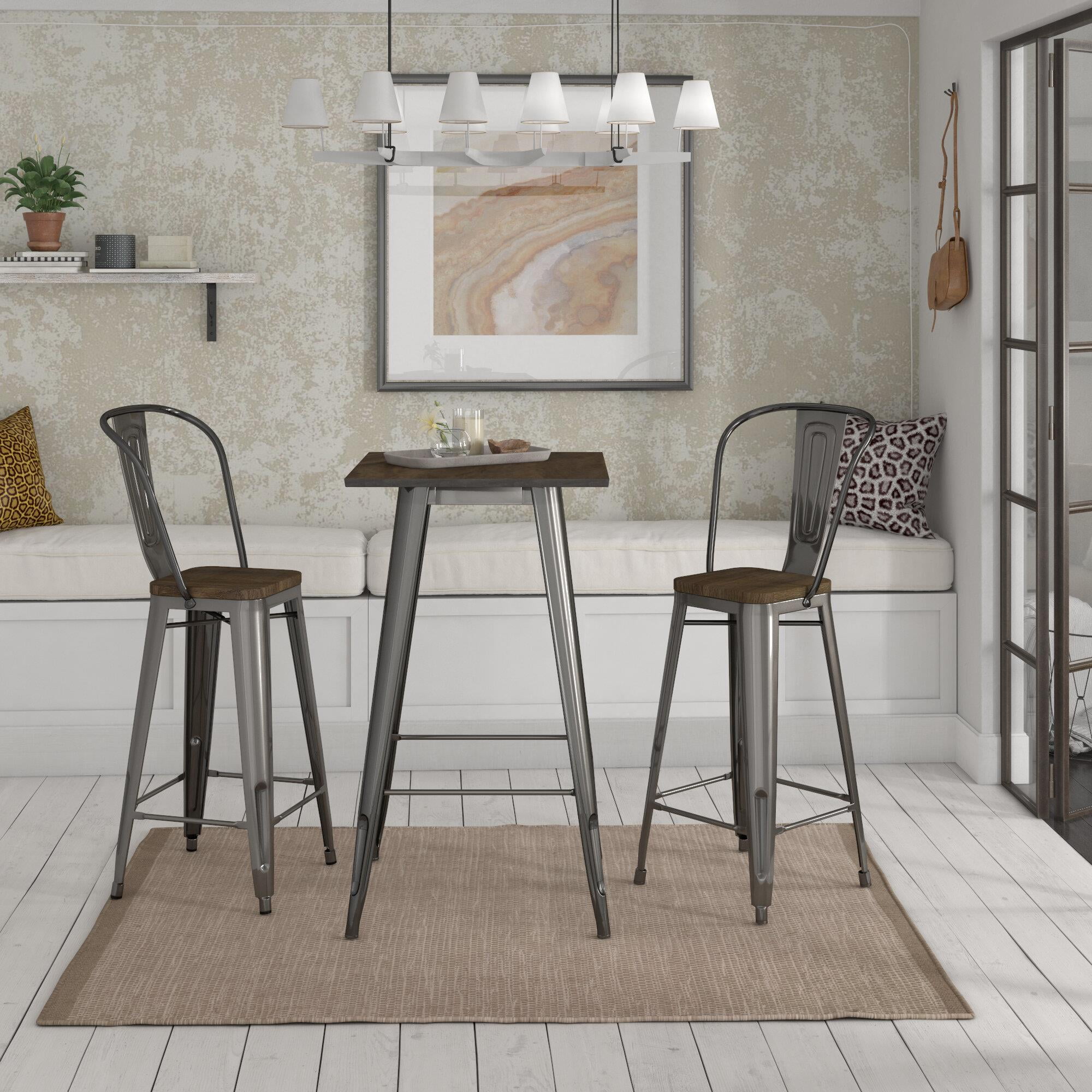 Dhp luxor online metal counter stool