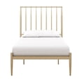 thumbnail image 1 of DHP Giulia Modern Metal Platform Bed, Twin, Gold, 1 of 8