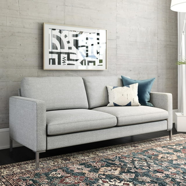 DHP Lexington Modern Sofa & Couch, Living Room Furniture, Gray Linen