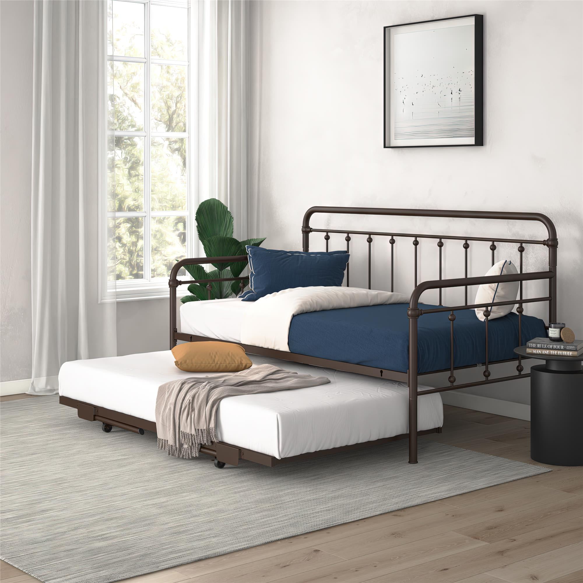Metal Daybed With Pop Up Trundle