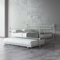 thumbnail image 1 of DHP Manila Metal Daybed and Trundle, Full/Twin Size, White, 1 of 23
