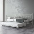 thumbnail image 1 of DHP Manila Metal Daybed and Trundle, Queen/Full Size, White, 1 of 19