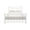 thumbnail image 1 of DHP Manila Metal Platform Bed with Adjustable Height, Queen, White, 1 of 20