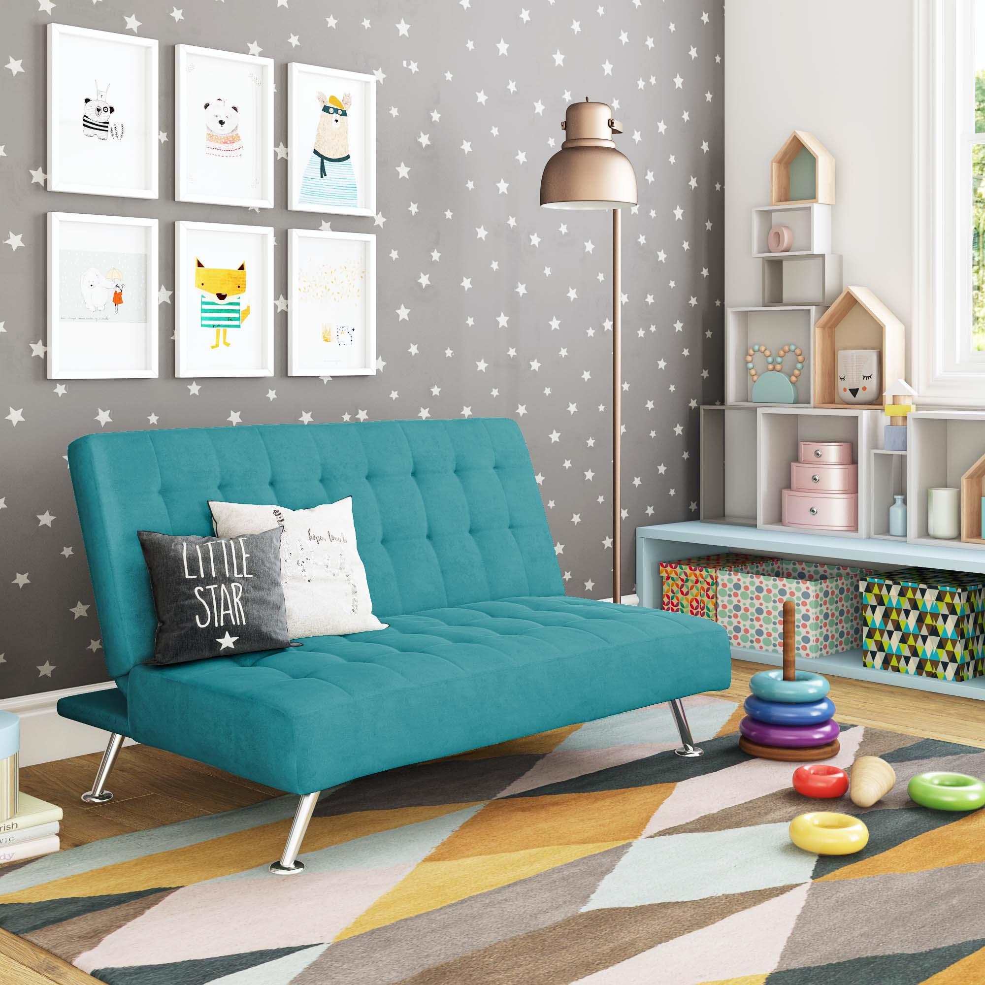 DHP Aiden Futon Frame, Silver