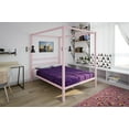 thumbnail image 1 of DHP Modern Metal Canopy Bed, Pink, 1 of 20