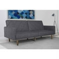 DHP Modern Retro Paxson Futon, Gray Linen