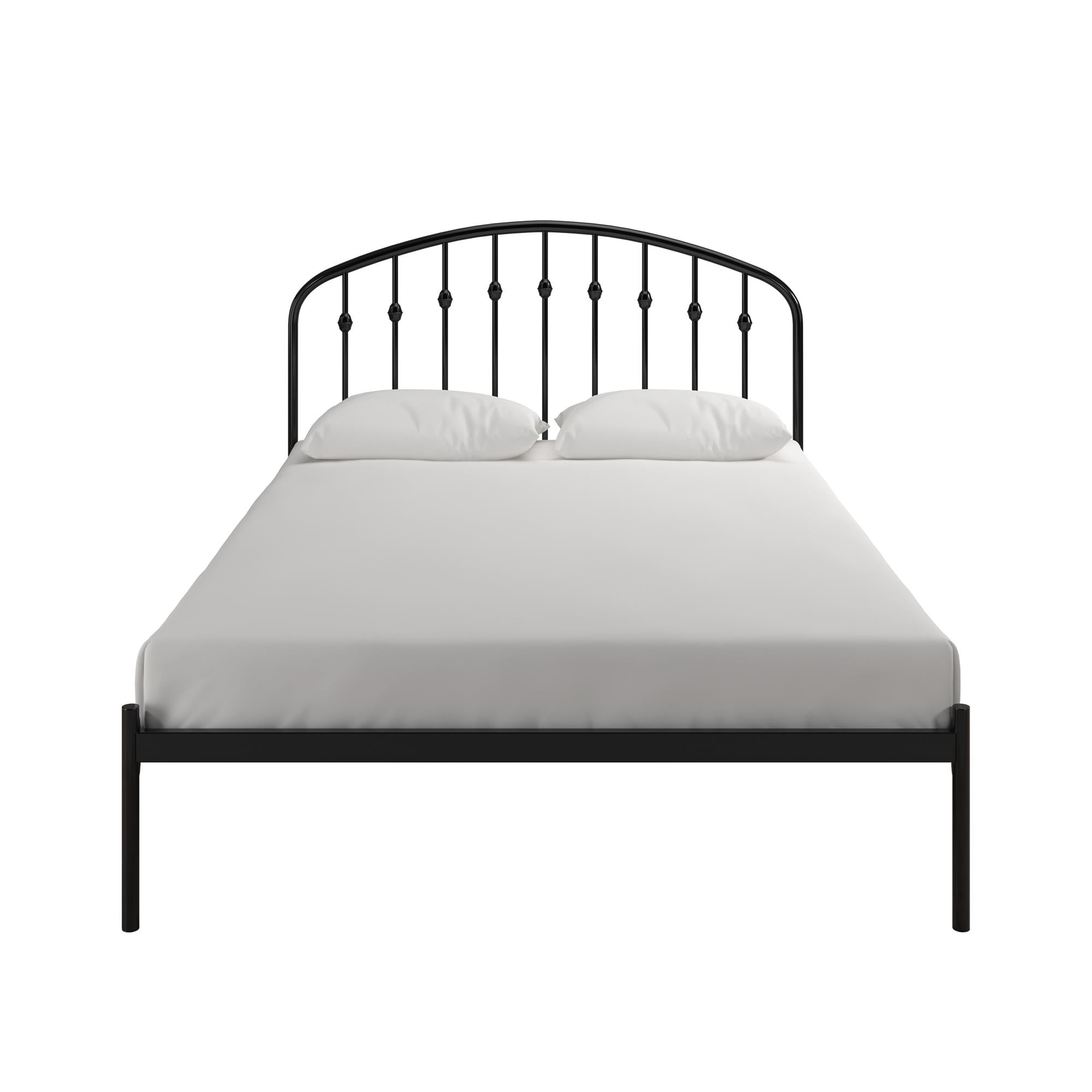 DHP Narla Metal Platform Bed Frame, Full, Black - Walmart.com