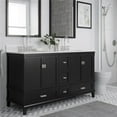 thumbnail image 1 of DHP Otum 60 Inch Double Bathroom Vanity with Sink, Black, 1 of 10