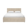 thumbnail image 1 of DHP Rose Tufted Upholstered Storage Bed Frame, Full, Ivory Velvet, 1 of 23