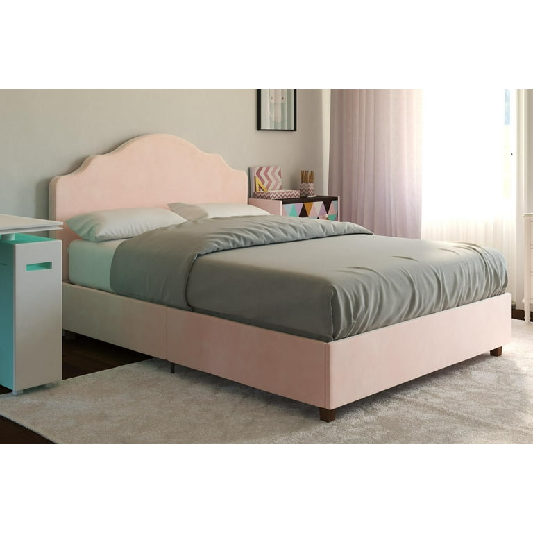 DHP Savannah Upholstered Bed Full Pink Walmart