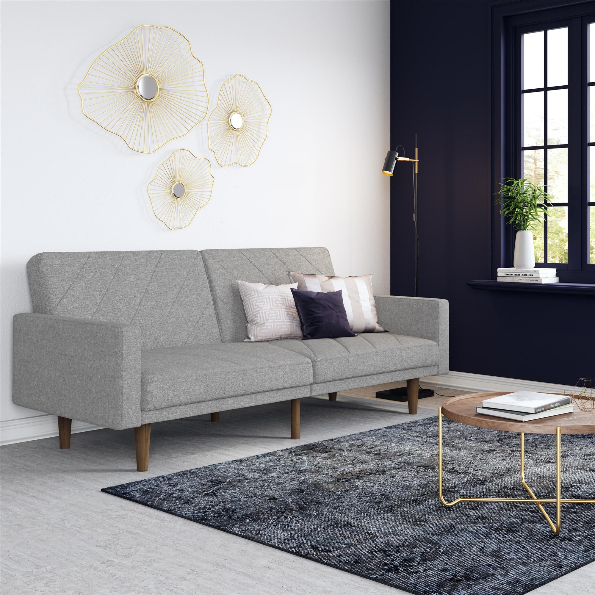 DHP Sofa Bed Light Gray Walmart