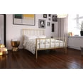 thumbnail image 1 of DHP Stella Metal Bed, Queen, Gold, 1 of 19