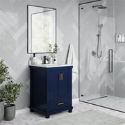 DHP Sunnybrooke 24 Inch Bathroom Vanity with Sink, Navy