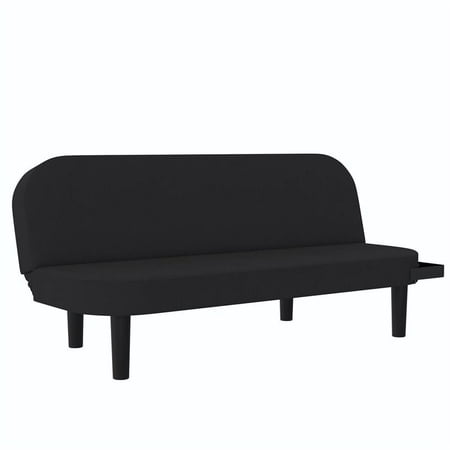 DHP Tim Multi Purpose Futon with Tray in Black Linen