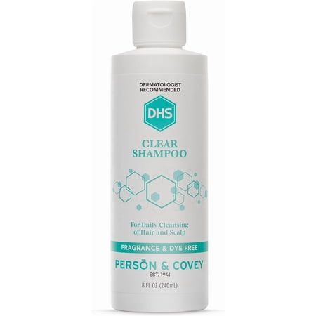 DHS Clear Shampoo For Daily Cleaning Of Hair And Scalp - 8 Oz