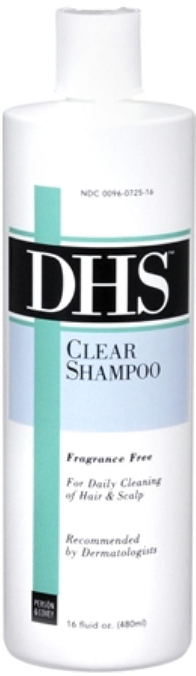DHS Clear Shampoo Fragrance Free 16 oz