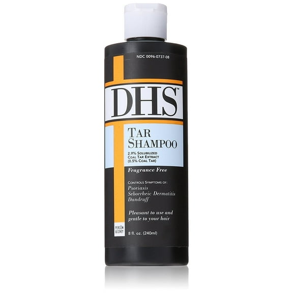 DHS Fragrance Free Tar Shampoo, 8 Fl. Oz.