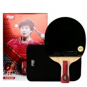 DHS Ping Pong Paddles Professional Table Tennis Racket with Hurricane Rubber Carrying Case - ITTF Approved Rubber for Tournament Play