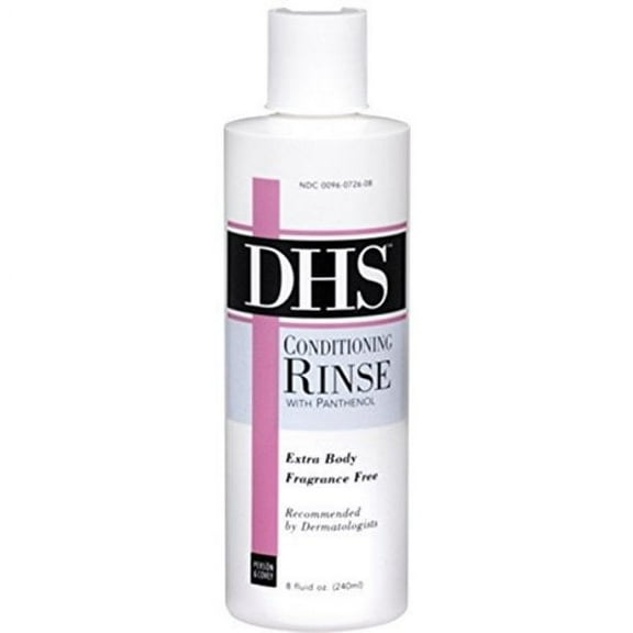 DHS Rinse Fragrance-Free Panthenol Extra Body Conditioning Rinse Care 8 oz