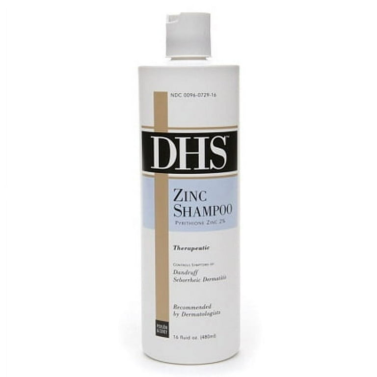 DHS Zinc Hair Shampoo Controls Dandruff - 16 Oz, Size - Walmart.com