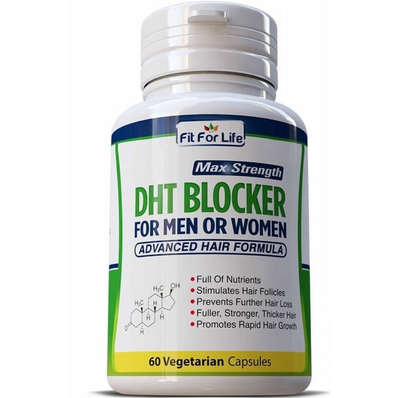 DHT BLOCKER HAIR FAST GROWTH HERBAL PILLS PREVENT ANTI LOSS 60 CAPS