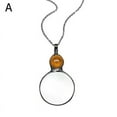 thumbnail image 1 of Vintage Crystal Magnifying Glass Necklace Pendants Day Mother's Gift Y6I5, 1 of 1