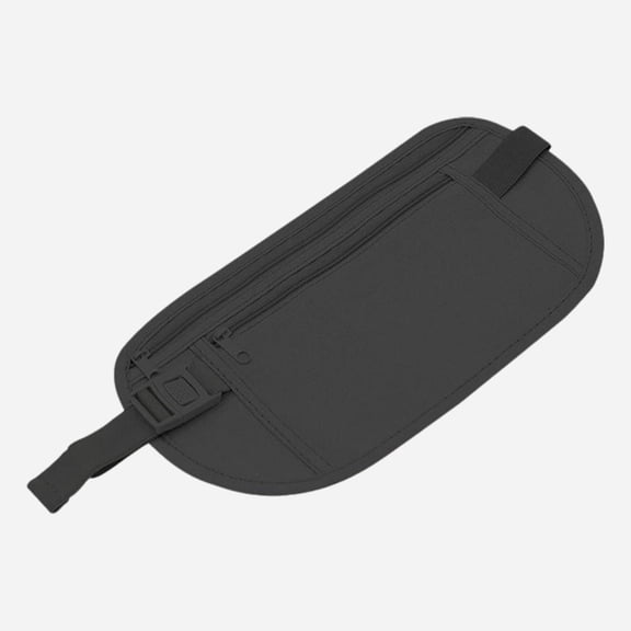 DHliIQQ Travel Wallet: Money Belt, Concealed Pouch-Hidden Pouch Under Clothes Feature -Travel Security Pack, Adjustable Fanny