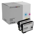 thumbnail image 1 of DI Compatible Ink Cartridge Replacements for Epson 212XL 2pk HY Compatible with: Cartridge Replacements for Epson 212XL printers. Compatible Model: Epson Expression XP-4100, XP-4105, 1 of 4