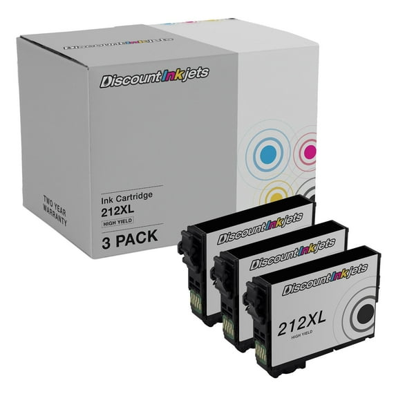 DI Compatible Ink Cartridge Replacements for Epson 212XL 3pk Black HY Compatible with: Cartridge Replacements for Epson 212XL printers. Compatible Model: Epson Expression XP-4100, XP-4105