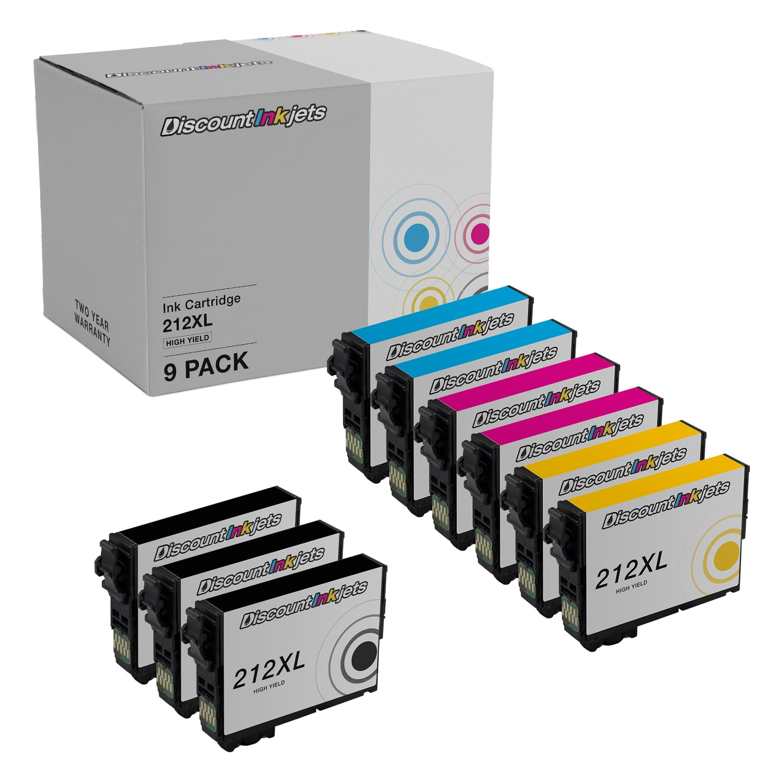 DI Compatible Ink Cartridge Replacements for Epson 212XL 9pk HY Compatible with: Cartridge Replacements for Epson 212XL printers. Compatible Model: Epson Expression XP-4100, XP-4105