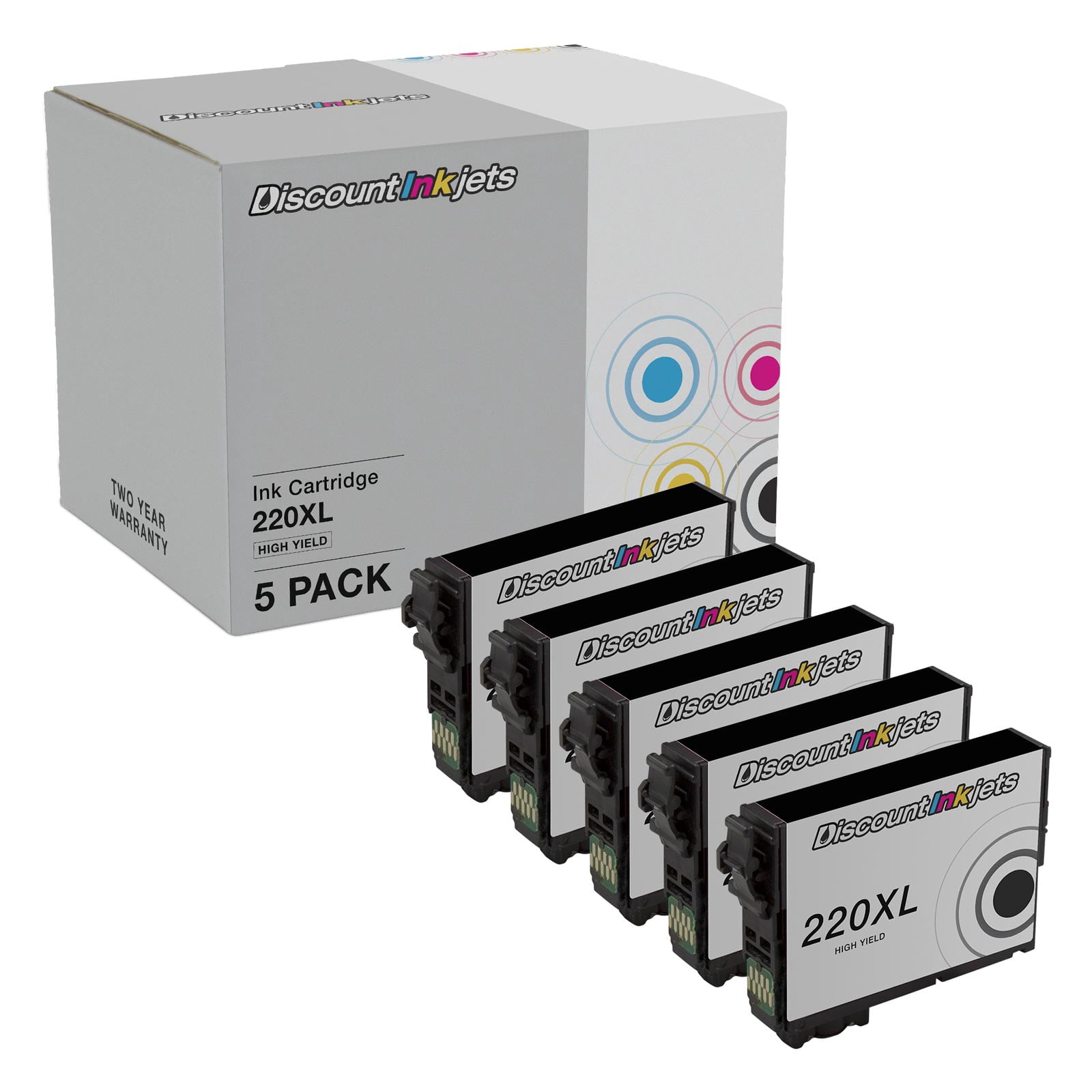 DI Compatible Ink Cartridge Replacements for Epson 220XL 5pk Black Compatible with: Cartridge Replacements for Epson 220XL printers. Compatible Model: Epson Expression XP-320