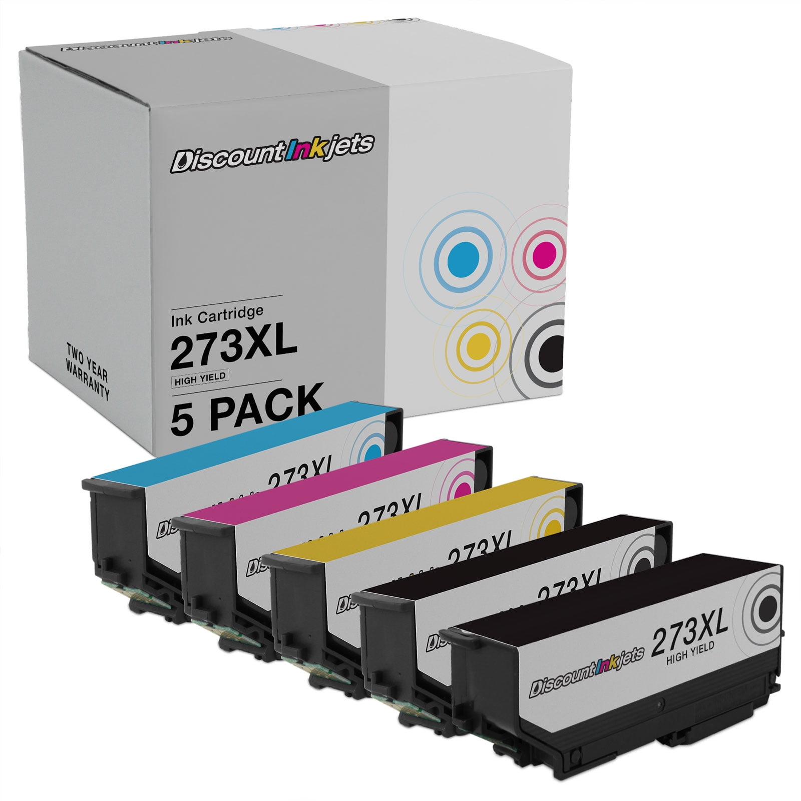 DI Compatible Ink Cartridge Replacements for Epson 273XL 5pk HY Compatible with: Cartridge Replacements for Epson 273XL printers. Compatible Model: Epson Expression XP-850