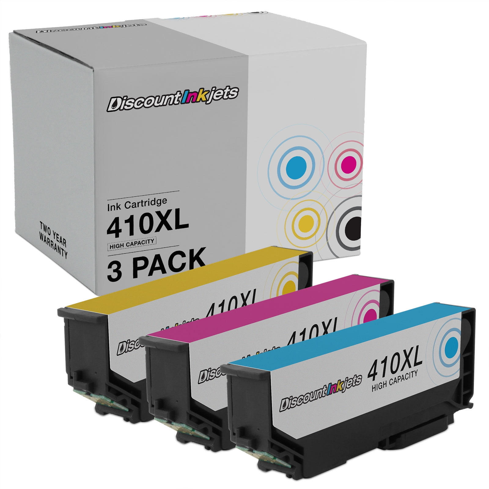 DI Compatible Ink Cartridge Replacements for Epson 410XL 3pk HY Compatible with: Cartridge Replacements for Epson 410XL printers. Compatible Model: Epson Expression XP-530, Expression XP-630