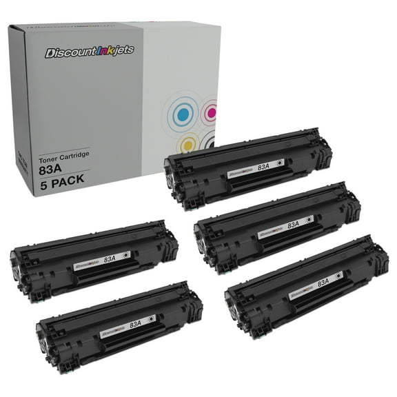 DI Compatible Ink Cartridge Replacements for HP 83 5pk Compatible Model: M201dw, M201n, MFP M125a, MFP M125nw, MFP M125rnw, MFP M127fn, MFP M127fw, MFP M225dn