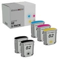 thumbnail image 1 of DI Compatible Ink Cartridge Replacements for HP 82 5pk Compatible Model: HP DesignJet: 500, 500PS, 510, 800, 800PS, 815MFP, 820MFP, cc800ps, 1 of 4