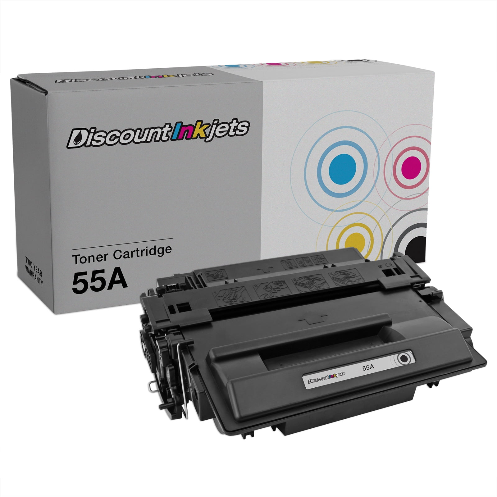 DI Compatible Replacement for HP 55 55A 55X CE255A CE255X (Black) Compatible with LaserJet MFP M525dn, MFPM525f, Flow MFP M525c, M521dn MFP, MFP M521dw